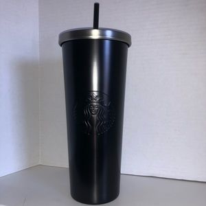 NWT Starbucks 24oz Tumbler Black Stainless Steel